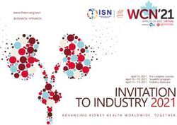 INVITATION TO INDUSTRY 2021