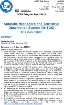 Antarctic Near-shore and Terrestrial Observation System (ANTOS) - The Scientific Committee on Antarctic Research