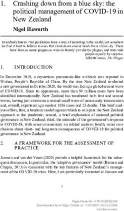 Crashing down from a blue sky