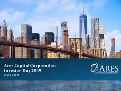 Ares Capital Corporation Investor Day 2019 - May 21, 2019 - Ares Capital Corporation Investor ...