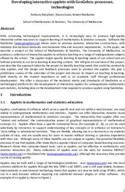 Developing interactive applets with GeoGebra: processes, technologies