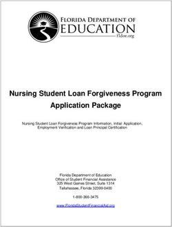 Nursing Student Loan Forgiveness Program Application Package