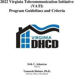 (VATI) 2022 Virginia Telecommunication Initiative Program Guidelines and Criteria - Erik C. Johnston Tamarah Holmes, Ph.D - dhcd.virginia.gov