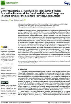 Conceptualising a Cloud Business Intelligence Security Evaluation Framework for Small and Medium Enterprises in Small Towns of the Limpopo ...