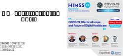 Current situation in Spain - Vicent Moncho Mas CIO Marina Salud Denia Spain - HIMSS ...