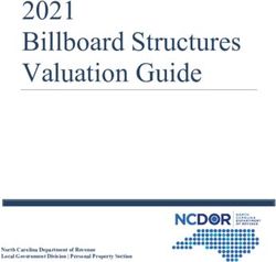 2021 Billboard Structures Valuation Guide - North Carolina Department of Revenue Local Government Division | Personal Property Section - Cherokee ...