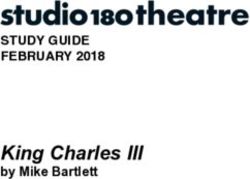 King Charles III STUDY GUIDE FEBRUARY 2018 - Studio 180 Theatre