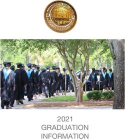 GRADUATION INFORMATION 2021 - Providence School
