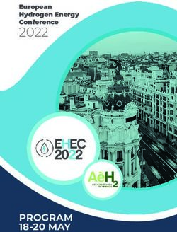 2022 European Hydrogen Energy Conference - PROGRAM - EHEC 2022