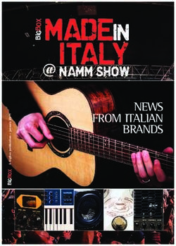 ITALY MADEIN NEWS FROM ITALIAN BRANDS - BigBox