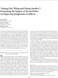 "Saying One Thing and Doing Another": Examining the Impact of Event Order on Hypocrisy Judgments of Others