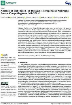 ANALYSIS OF WEB-BASED IOT THROUGH HETEROGENEOUS NETWORKS: SWARM COMPUTING OVER LORAWAN