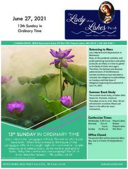 June 27, 2021 13th Sunday in Ordinary Time - Parishes Online