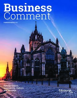Business Comment - Special Report: Community, Culture and Heritage - Edinburgh ...
