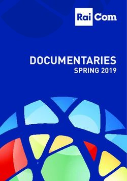 DOCUMENTARIES SPRING 2019 - Rai
