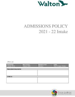 ADMISSIONS POLICY 2021 - 22 Intake - Office use Published: Lincolnshire County ...