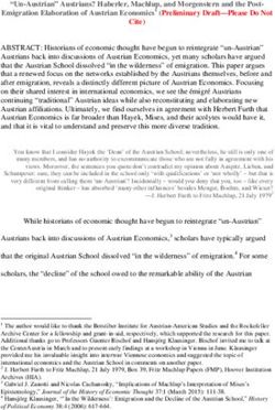 "Un-Austrian" Austrians? Haberler, Machlup, and Morgenstern and the Post-Emigration Elaboration of Austrian Economics1 Preliminary Draft-Please ...