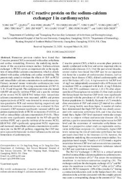 Effect of C reactive protein on the sodium calcium exchanger 1 in cardiomyocytes