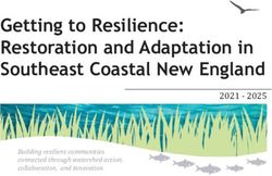 2021 2025 Getting to Resilience: Restoration and Adaptation in Southeast Coastal New England