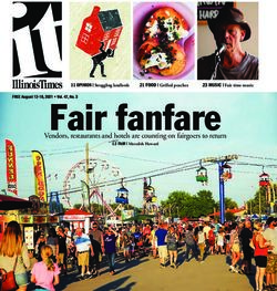 FREE August 12-18, 2021 Vol. 47, No. 3 Fair fanfare - Illinois Times
