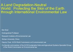 A Land Degradation-Neutral World: Protecting the Skin of the Earth through International Environmental Law - Umweltbundesamt