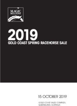 2019 GOLD COAST SPRING RACEHORSE SALE - 15 OCTOBER 2019 - Magic ...