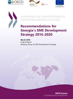 Recommendations for Georgia's SME Development Strategy 2016-2020 - SUPPORTING SME COMPETITIVENESS IN THE EASTERN PARTNER COUNTRIES - OECD