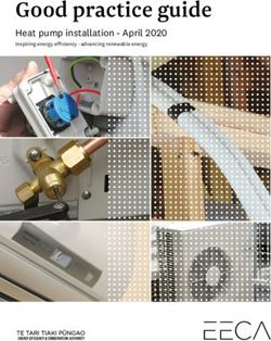 Good practice guide Heat pump installation - April 2020 - Inspiring energy efficiency advancing renewable energy - EECA