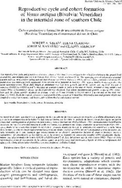 Reproductive cycle and cohort formation of Venus antiqua (Bivalvia: Veneridae) in the intertidal zone of southern Chile