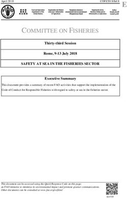 E - Food and Agriculture Organization of the ...