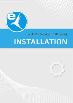 INSTALLATION ecoDMS Version 18.09 (apu)