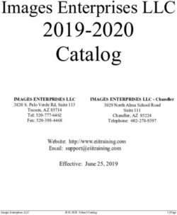 2019-2020 Catalog Images Enterprises LLC - Eii Training