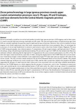 Zircon petrochronology in large igneous provinces reveals upper crustal contamination processes: new U-Pb ages, Hf and O isotopes, and trace ...