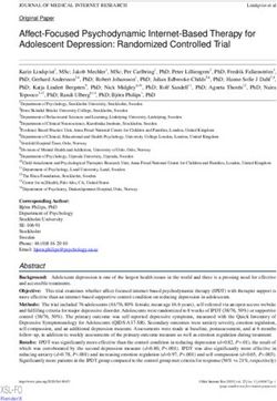 Affect-Focused Psychodynamic Internet-Based Therapy for Adolescent Depression: Randomized Controlled Trial