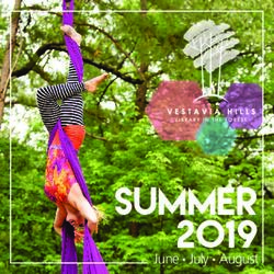 SUMMER June July August - Vestavia Hills Library in the Forest