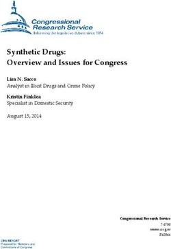 Synthetic Drugs: Overview and Issues for Congress - Lisa N. Sacco Analyst in Illicit Drugs and Crime Policy Kristin Finklea Specialist in Domestic ...