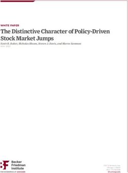The Distinctive Character of Policy-Driven Stock Market Jumps - Scott R. Baker, Nicholas Bloom, Steven J. Davis, and Marco Sammon