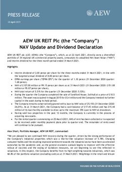 AEW UK REIT Plc (the "Company") NAV Update and Dividend Declaration