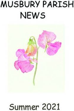 MUSBURY PARISH NEWS - Summer 2021 - Musbury Village