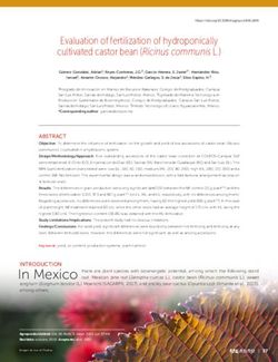 Evaluation of fertilization of hydroponically cultivated castor bean (Ricinus communis L.)