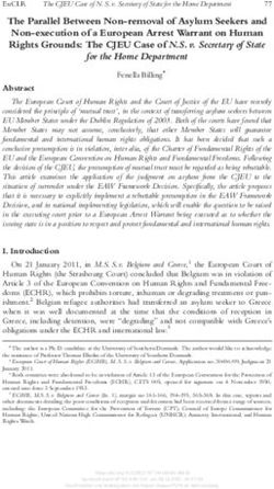 The Parallel Between Non-removal of Asylum Seekers and Non-execution of a European Arrest Warrant on Human Rights Grounds: The CJEU Case of N.S ...