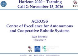 Horizon 2020 Teaming Call 2 November 15 2016 Across Centre Of Horizon 2020 Teaming Call 2 November 15 2016 Across Centre Of