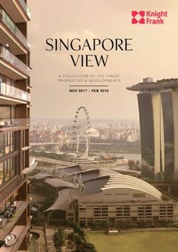 SINGAPORE VIEW A COLLECTION OF THE FINEST PROPERTIES & DEVELOPMENTS - NOV 2017 - FEB 2018 - Knight Frank