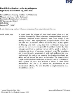 Email Prioritization: reducing delays on legitimate mail caused by junk mail