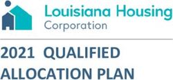 2021 QUALIFIED ALLOCATION PLAN - Louisiana Housing Corporation