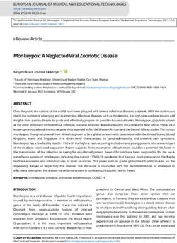 Monkeypox: A Neglected Viral Zoonotic Disease - European ...