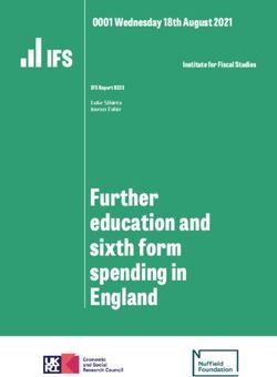 Further education and sixth form spending in England - 0001 Wednesday 18th August 2021 - FE Week