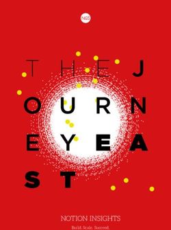 NOTION INSIGHTS - No3 - Build. Scale. Succeed - Notion Capital