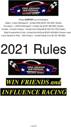 2021 Rules WIN FRIENDS and - Medicine Hat Speedway