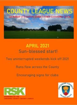COUNTY LEAGUE NEWS - Cheshire Cricket Board